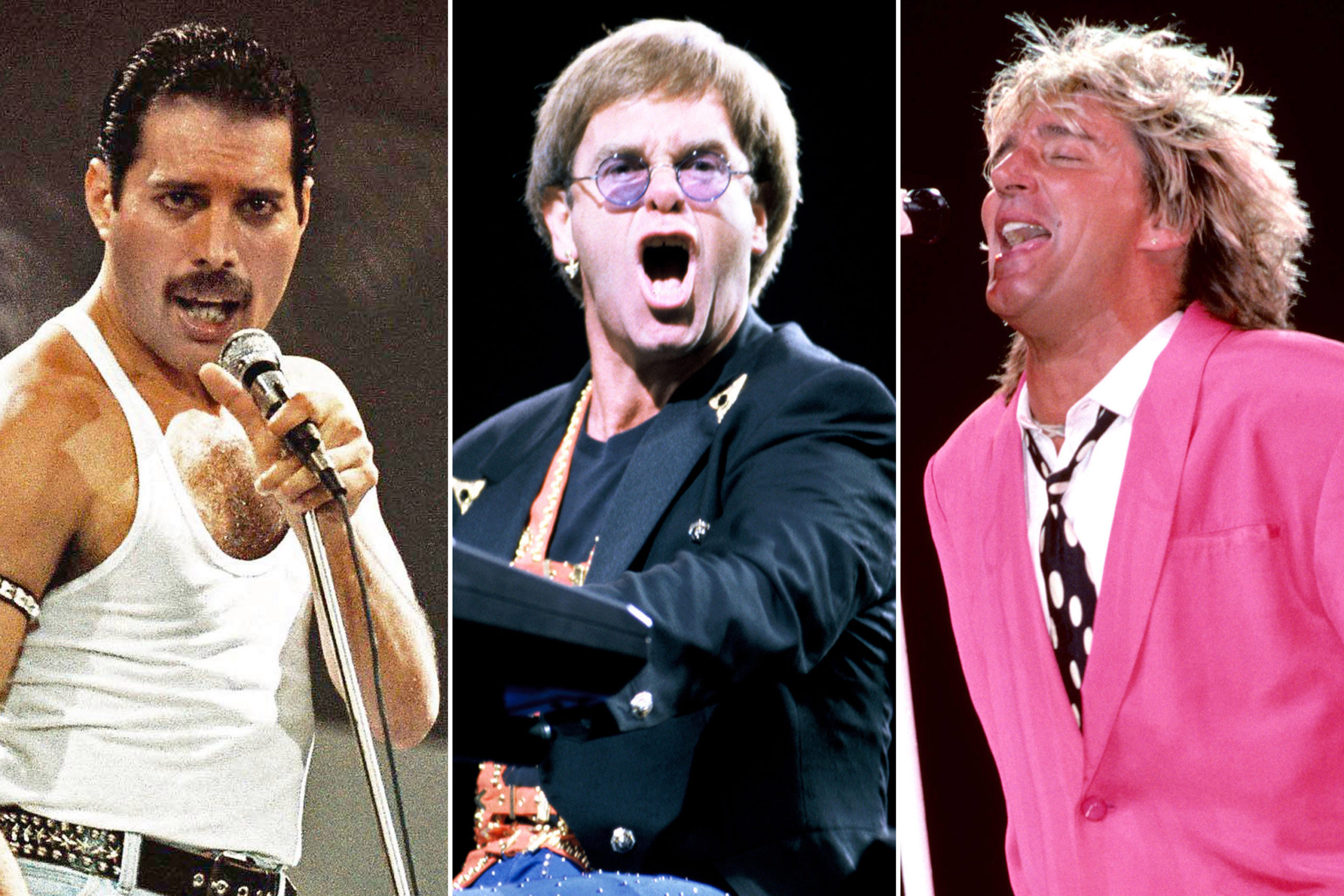 Freddie, Elton, Rod: che supergruppo!